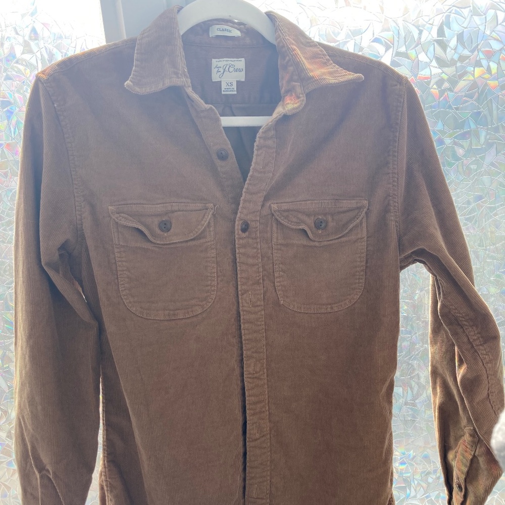 J Crew Corduroy Button Down